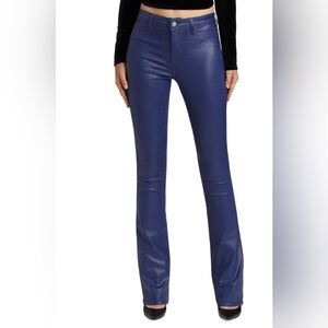 L'AGENCE NWT Rare Blue Coated Denim Pants